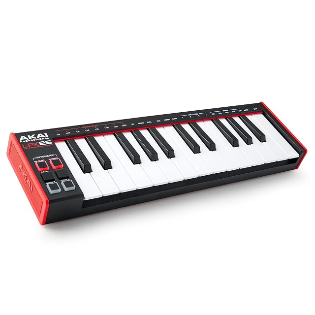 Controlador MIDI USB compacto Akai Professional LPK25 de 25 teclas