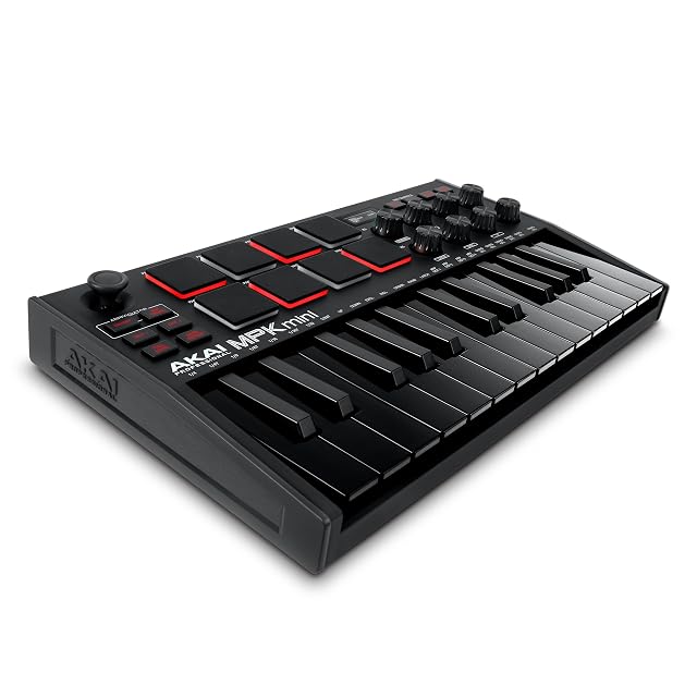 Controlador Akai Professional MPK Mini MK3 con pads y mandos