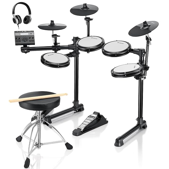 Batería electrónica Donner DED-200Lite con banqueta y auriculares