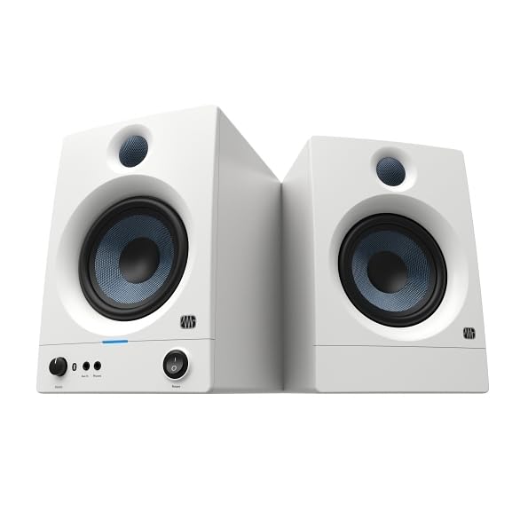 Pareja de monitores de estudio PreSonus Eris 5BT Gen 2 en blanco