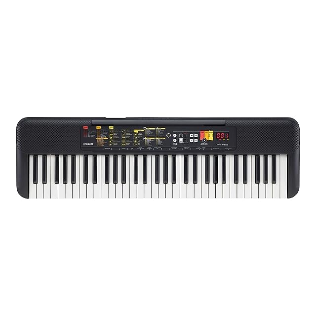 Teclado compacto para principiantes Yamaha PSR-F52 en negro